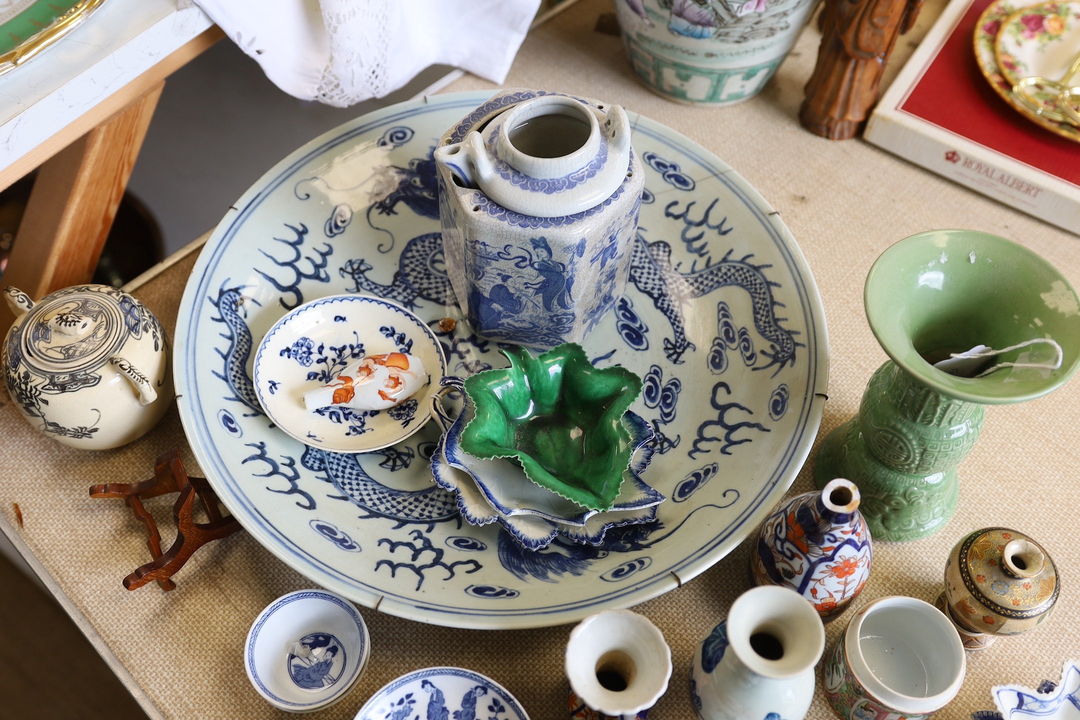 A quantity of various Chinese and Japanese ceramics